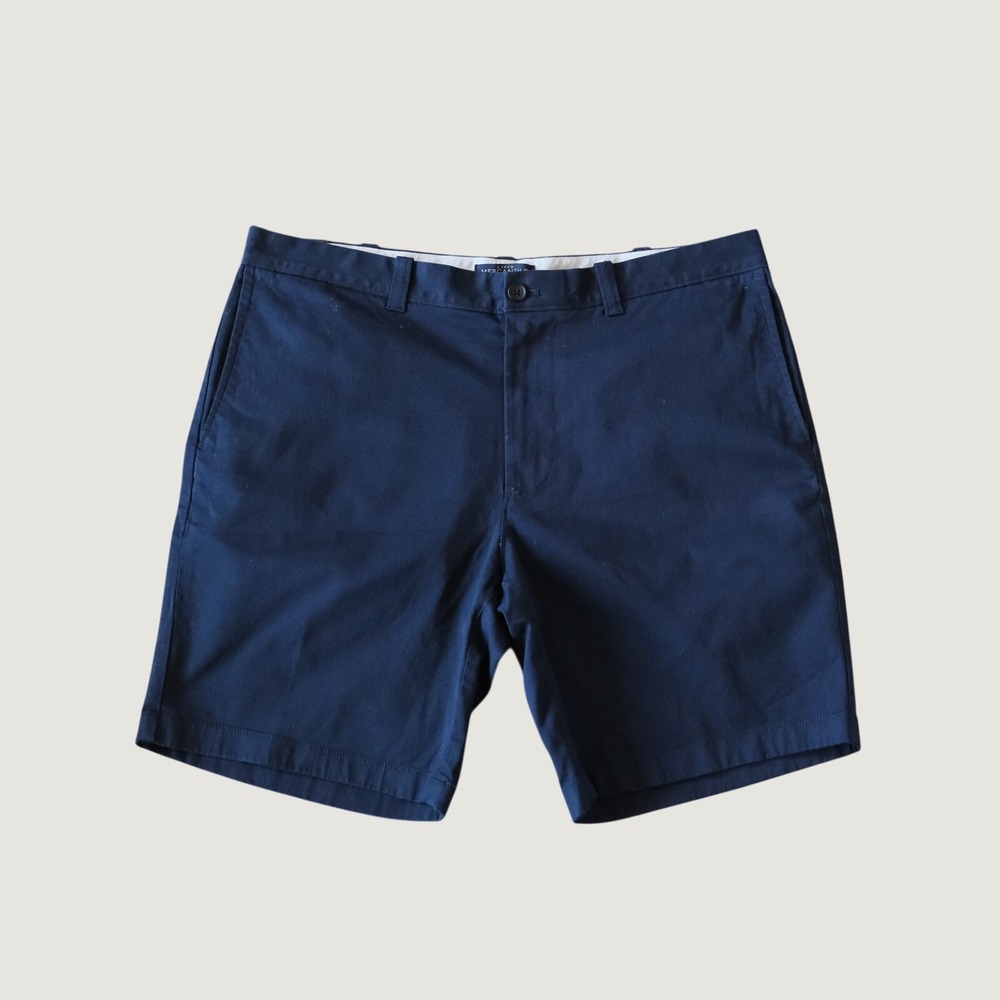 J.Crew Mercantile Flex‎ Gramercy Shorts Mens Navy Blue Cotton Stretch 38 NWT